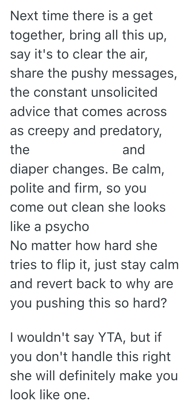 Screenshot 2025 05 09 at 5.05.33 PM A Friend Inserted Herself Into New Parents Plans, So They Reminded Her Whose Baby It Really Was